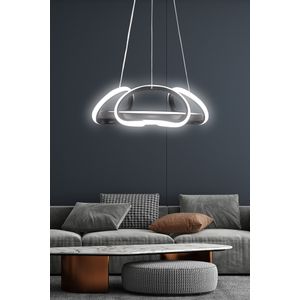 Arcturus Black-White Light Black Chandelier