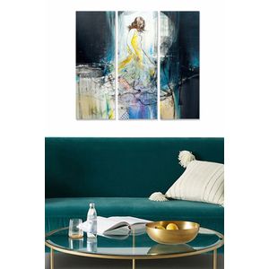 Dekorativna MDF Slika u Više Boja (Set od 3 Komada) - MDF1303632385