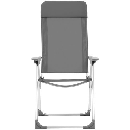 Sklopive stolice za kampiranje 4 kom zelene aluminijske slika 23