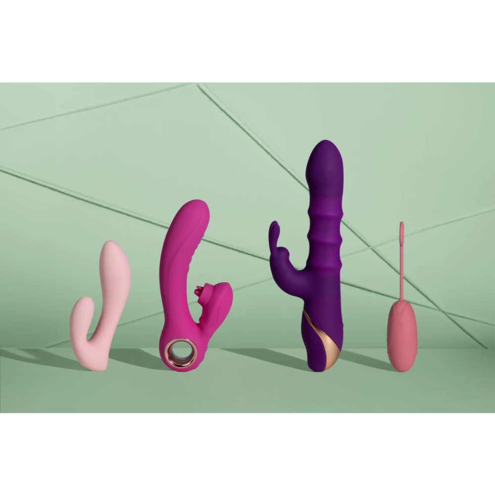 Loveline by Shots Ultra mekani silikonski vibrator za G-točku - šifon trešnje slika 2