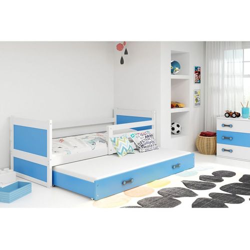 Krevet BMS Rico za 2 osobe 200x90 cm, BIA plava slika 1