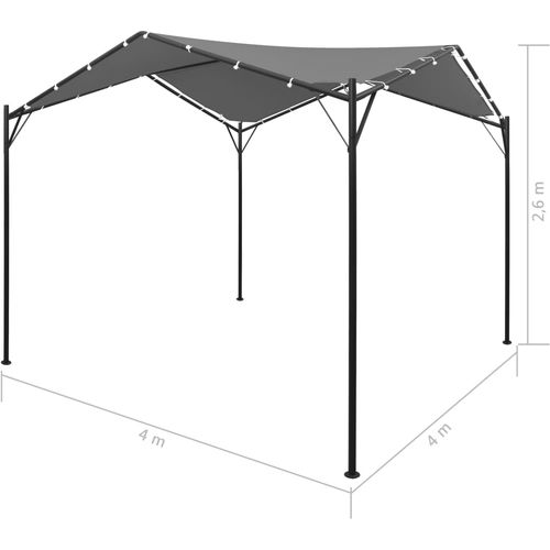 Sjenica 4 x 4 m antracit slika 46