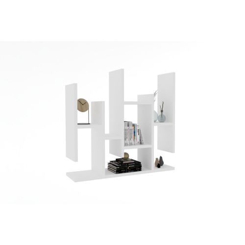 Flower - White White Wall Shelf slika 4