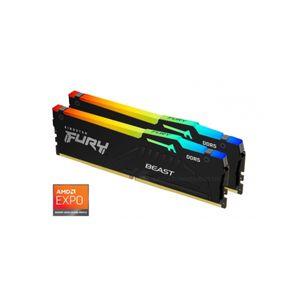 Kingston 32GB 5600MHz DDR5 RGBFury Beast (2x16), CL36, EXPO