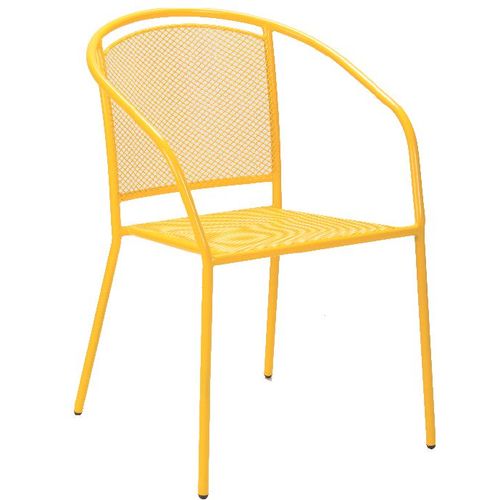 Metalna stolica Arko - žuta slika 1