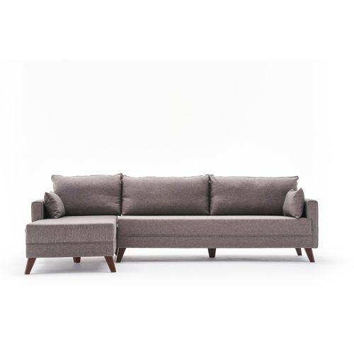 Atelier Del Sofa Kutna garnitura, Smeđa, Bella Corner Sofa Left - Brown slika 5