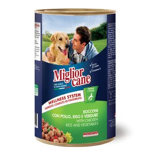 Miglior hrana za pse u limenci, Piletina i riža i povrće, 1250 g