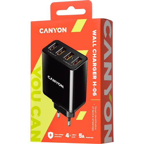 CANYON H-06 Universal 4xUSB AC charger slika 2