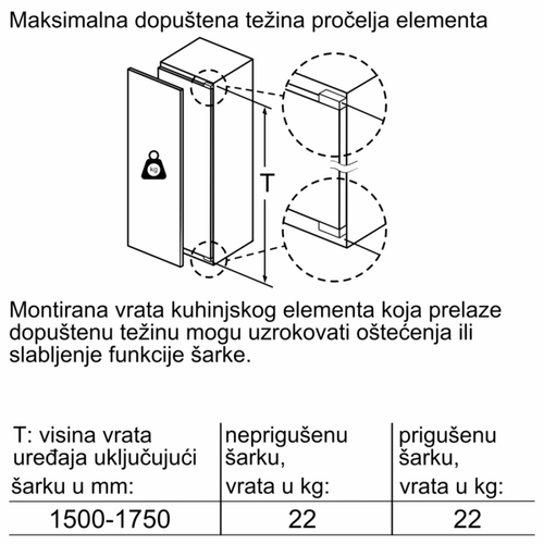 Bosch ugradbeni hladnjak KIF81PFE0 slika 8