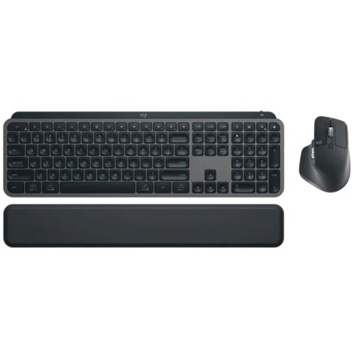 LOGITECH MX Keys S Combo Graphite Wireless Desktop US tastatura + miš slika 2