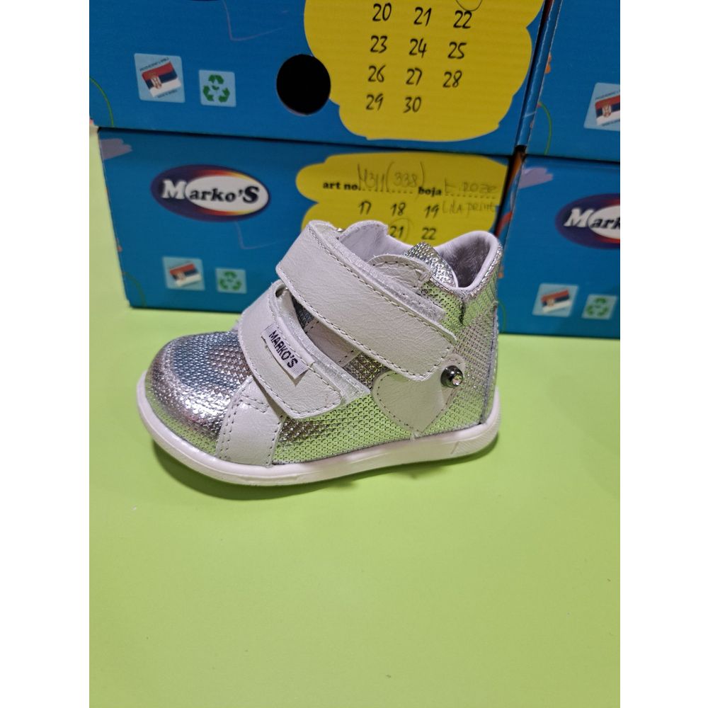 Marko'S Dječije cipele M3/1-338, Silver slika 5