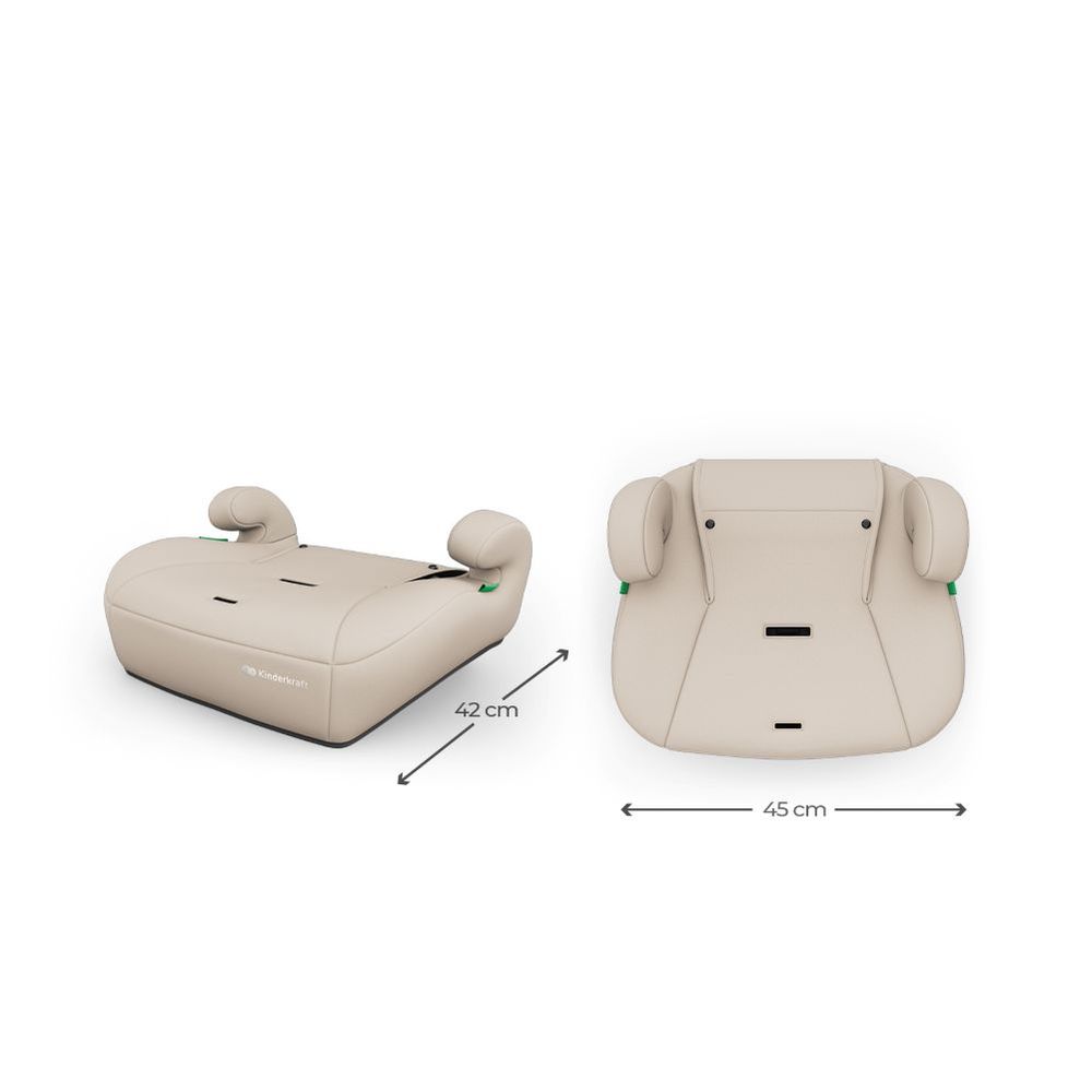 Kinderkraft autosjedalica Comfort Up 2 plus i-Size 9-36 kg (76-150 cm) bez Isofix-a, Beige slika 18