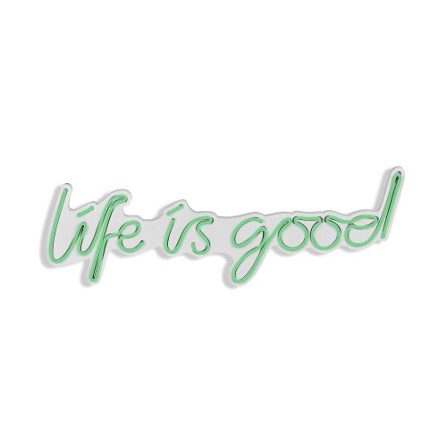 Wallity Ukrasna plastična LED rasvjeta, Life Is Good - Green slika 6