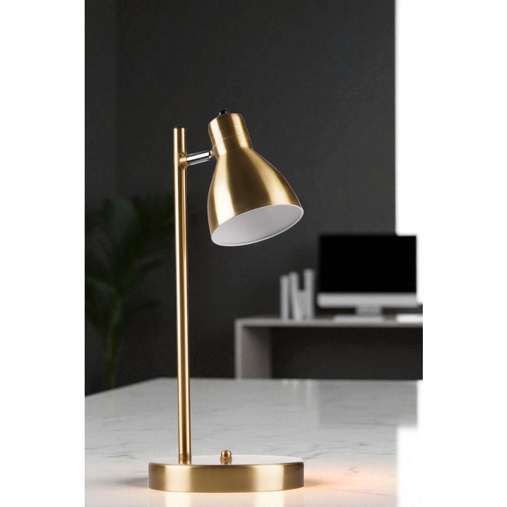 Opviq Stolna lampa 415, zlatna slika 1