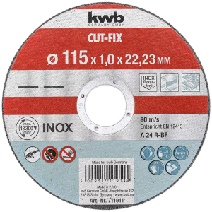 KWB rezna ploča za INOX 180 x 1,6 mm