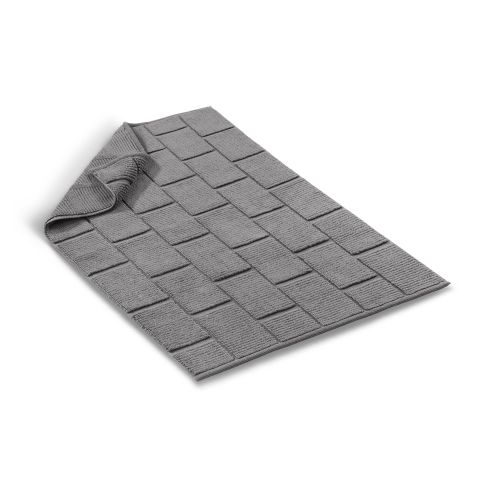 Sivi Kupatilski Peškir Tile - Grey Grey Bathmat slika 2