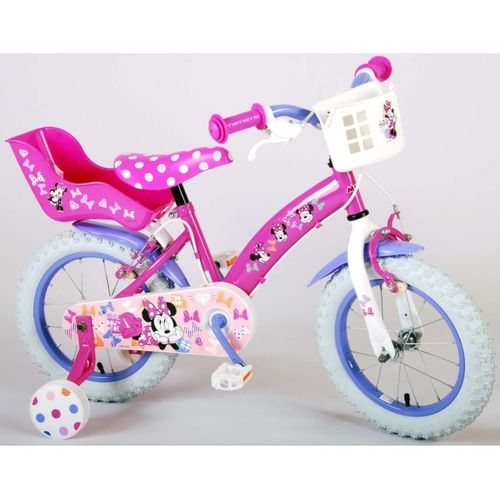 Dječji bicikl Minnie Cutest Ever! 14" s dvije ručne kočnice rozi slika 3
