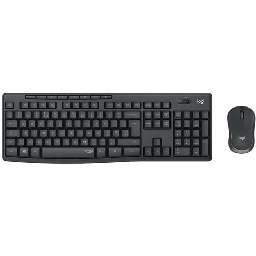 Tipkovnica + miš Logitech MK295 Silent Wireless, crna slika 1