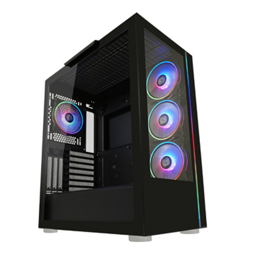 TOWER LC Power Gaming 808B-ON Skylla_X 2x USB3.2Gen 1x1 (1xUSBA/1xUSB-C) 2x USB 2.0 4x120mm ARGB Fan slika 1