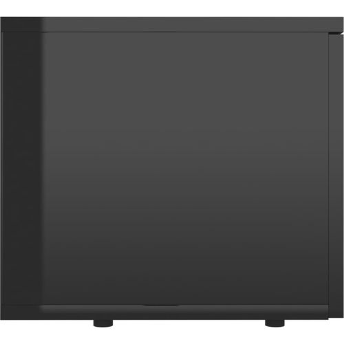 TV ormarić visoki sjaj crni 80 x 34 x 30 cm od iverice slika 28