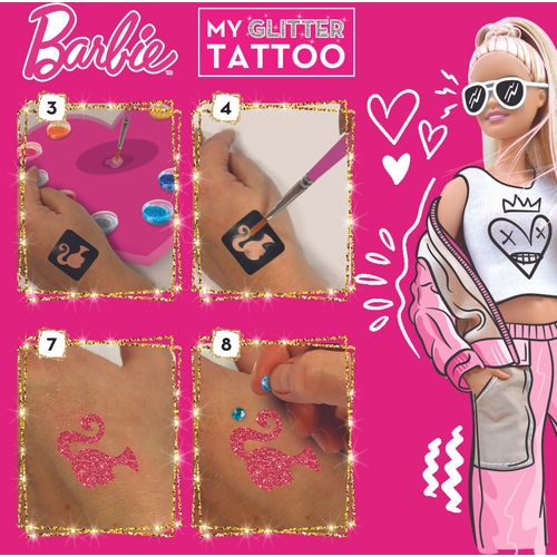 BARBIE GLITTER TATTOO slika 6