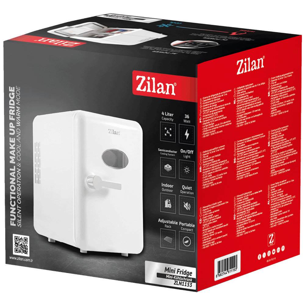 Zilan Mini frižider, prijenosni, hlađenje/grijanje, 4 l., 12V/220V - ZLN1153 slika 4