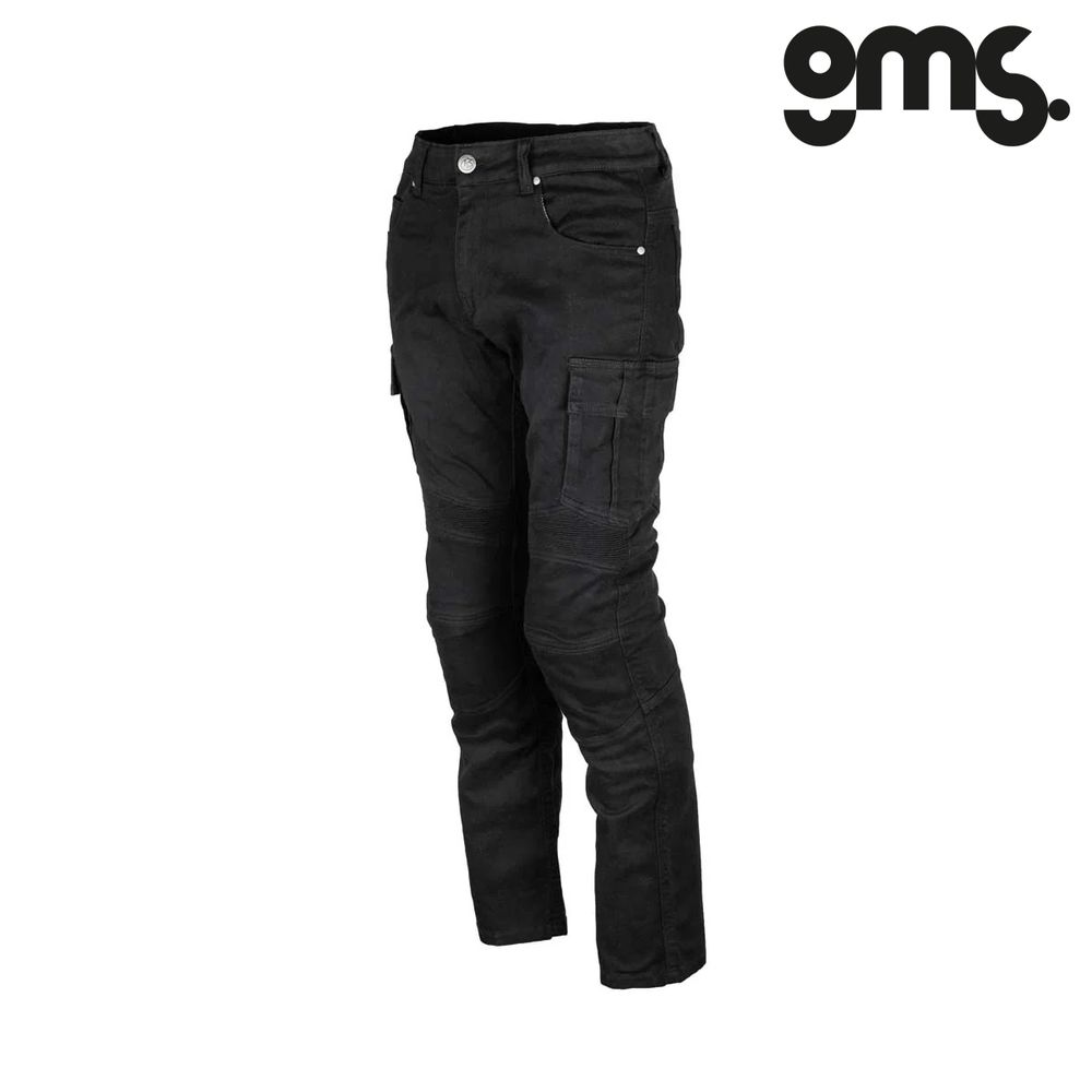 Pantalone - hlače za motor GMS Lizard Cargo - Crne vel.32/32 slika 1