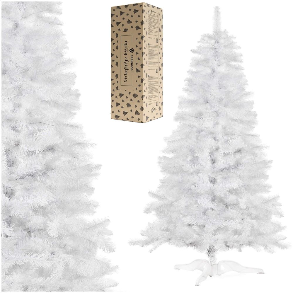 Ct0231 bijela božićna drvca od jele 220 cm slika 8