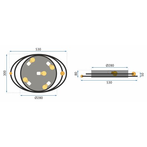 TOOLIGHT Luster White Galaxy APP869-C slika 12