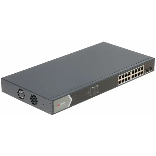 Hikvision DS-3E0518P-E/M 16-portni PoE switch slika 1