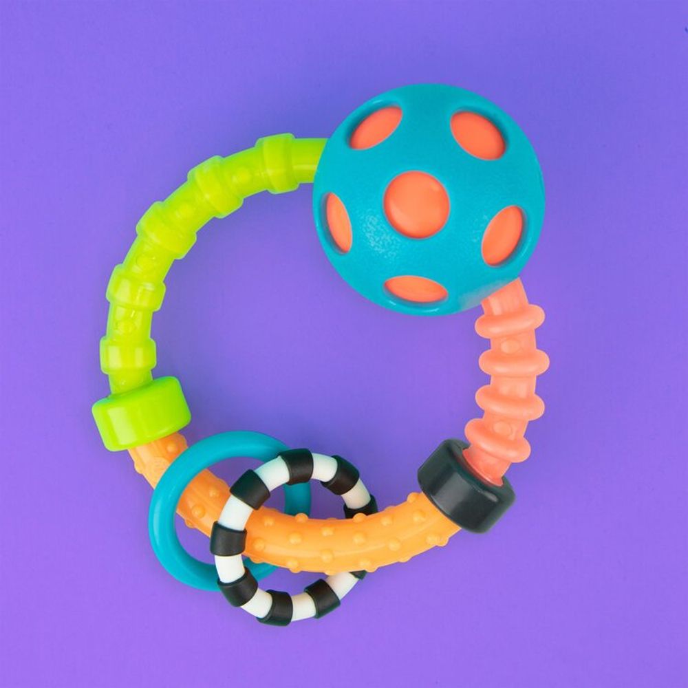 Sassy Bend & Flex Ring Rattle zvečka slika 2