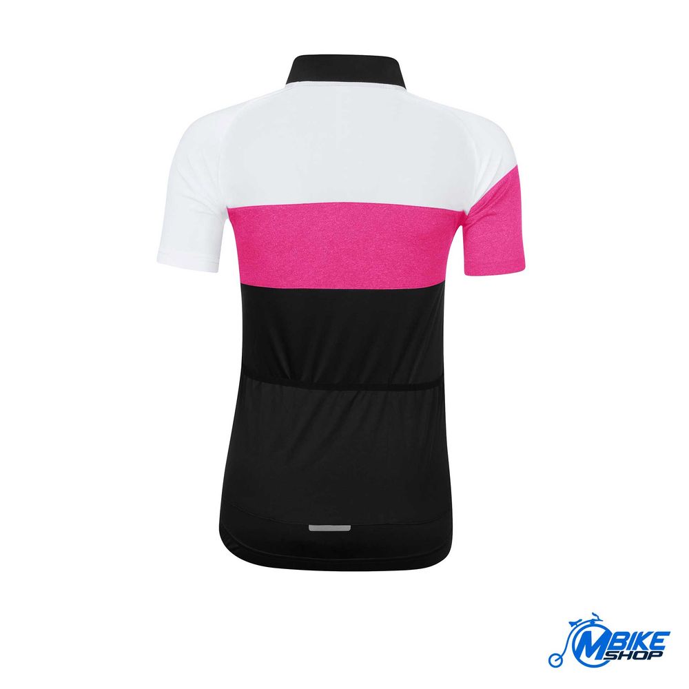 Force Majica kratkih rukava za biciklizam View Lady Black/White/Pink slika 2