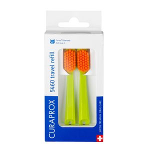 Curaprox Nastavak CS 5460 Ultra Soft 2kom - Nastavak za četkicu putnog seta, Zeleni