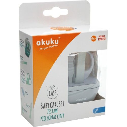 AKUKU set za njegu bebe jabuka - siva slika 3