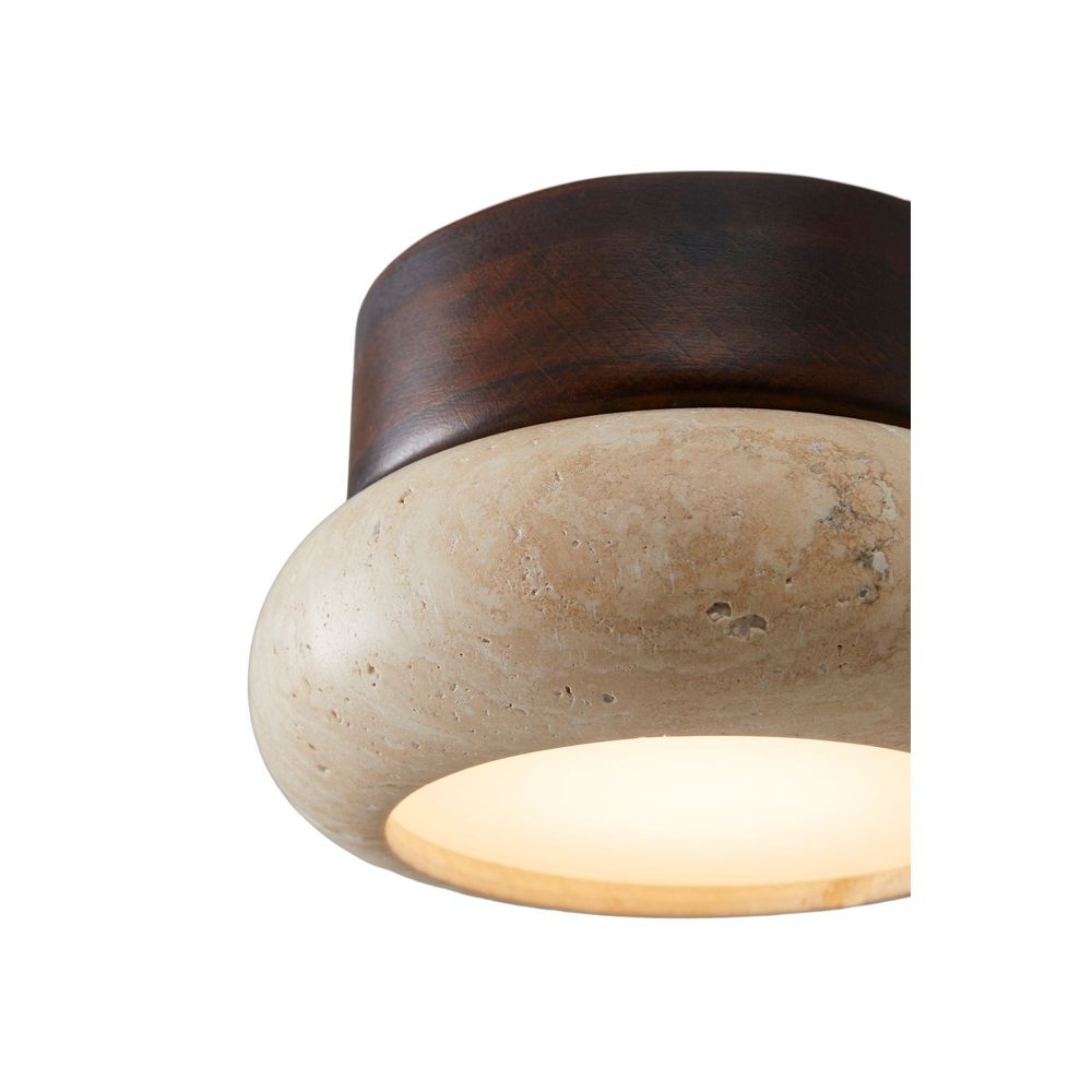 Zidna Lampa Worm-S, boje: Orah, Bež slika 8