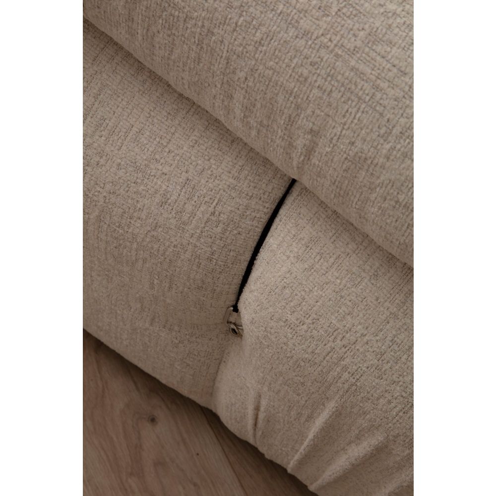 Bubble Pouffe - Krem Tabauret od Bouclette Tkanine slika 3