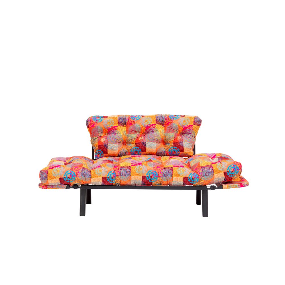 Nitta - Višebojni Patchwork Sofa-Krevet za Dvije Osobe slika 4