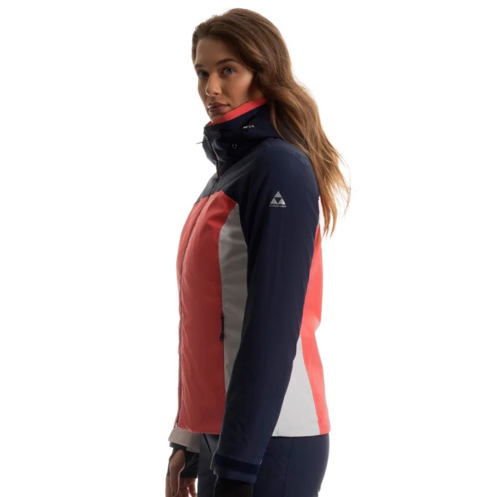 Fischer Ženska jakna za skijanje Calista Coral/Navy slika 2