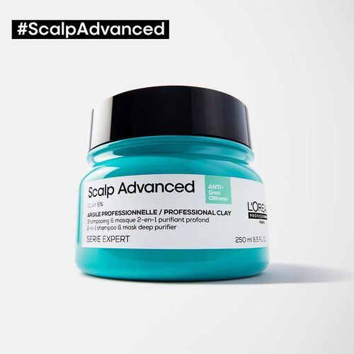 L'Oreal Professionnel Serie Expert Scalp Advanced Anti-Oiliness 2-In-1 Deep Purifier Clay 250ml slika 5