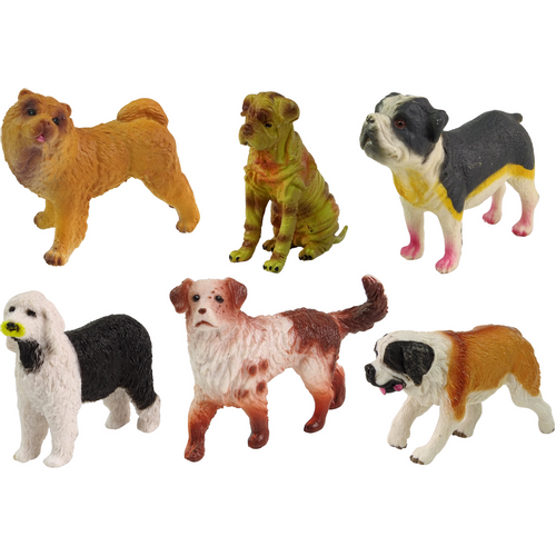 Set figurica psi raznih pasmina 6 kom. slika 2