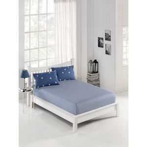 Üçgen Blue
White Single Sheet Set