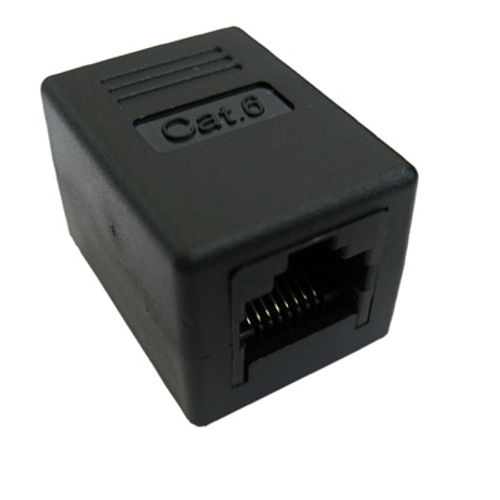 Secomp Value RJ45 Coupler Cat6, UTP, black slika 1