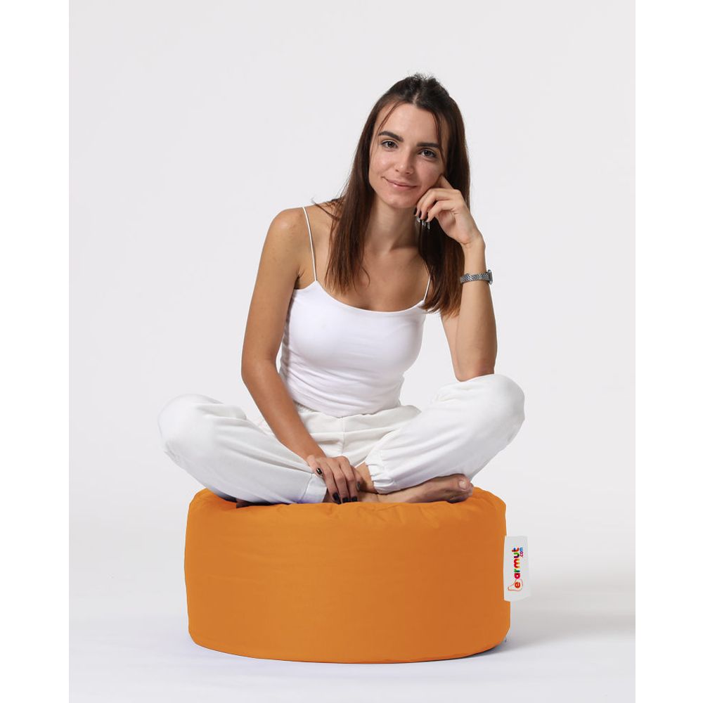 Okružni Pouf - Narančasti Vrt Pouffe slika 6