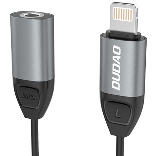 Dudao adapter od Lightning -a do priključka za slušalice 3,5 mm port siva slika 5