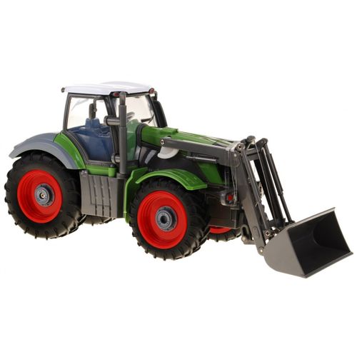 TRAKTOR s crvenom prikolicom na daljinsko upravljanje u mjerilu 1:28 slika 4