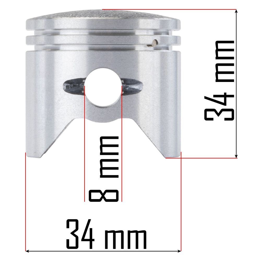 Cilindar i klip – servisni set za benzinski puhač RED TECHNIC RTODL0058 (34 mm) – RTODL0058-CT slika 9