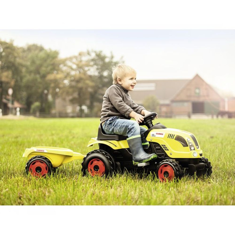 Smoby Traktor na pedale sa prikolicom Claas Farmer slika 6