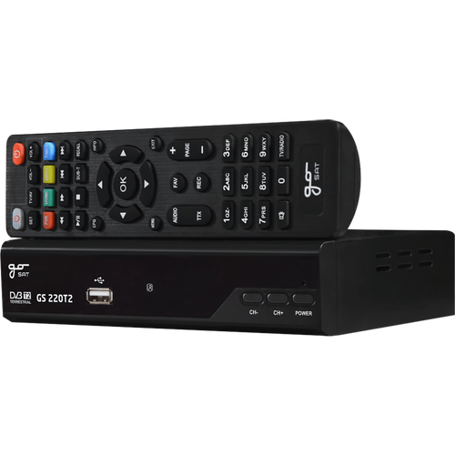 GoSAT Prijemnik zemaljski, DVB-T2, FullHD, H.265/HEVC, HDMI, Scart - GS 220T2 slika 4