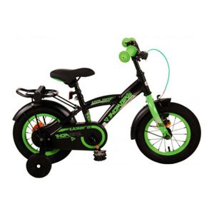 Volare dječji bicikl Thombike 12" crno-zeleni