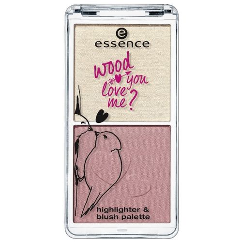 essence TE wood you love me? paleta rumenila & highlighter 01 slika 1